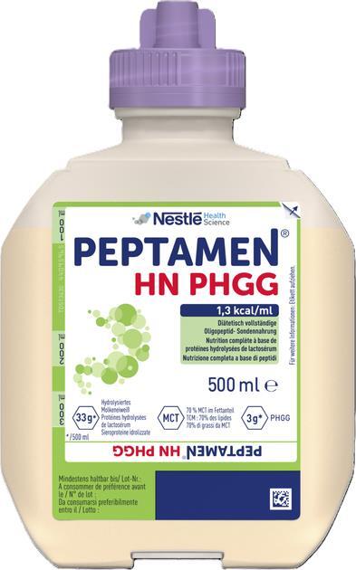 Энтеральное питание Nestle Peptamen HN PHGG, 500 мл