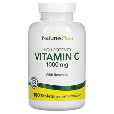 Витамин С с замедленным высвобождением Nature's Plus Vitamin C 1000 мг, 60 таблеток