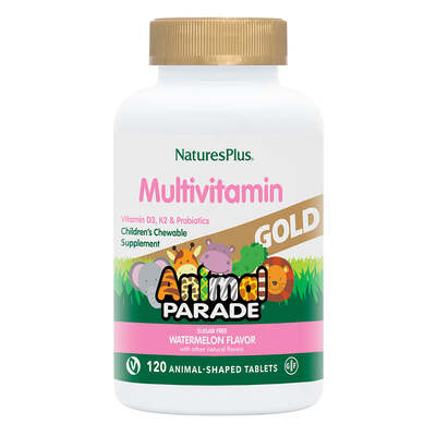 Витаминный комплекс для детей Nature's Plus Animal Parade Gold, арбуз, 120 таблеток