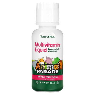 Витаминный комплекс для детей Nature's Plus Animal Parade Gold, тропические фрукты, 236 мл