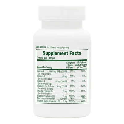 Вітамінний комплекс для дітей Nature's Plus Children's Vita-Gels, апельсин, 90 капсул