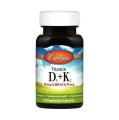 Витамины Carlson Labs Vitamin D3+K2 2000 МЕ и 90 мкг, 60 вегетарианских капсул