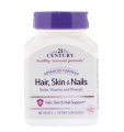 Вітаміни для волосся, шкіри та нігтів 21st Century Health Care Hair, Skin & Nails, 50 таблеток