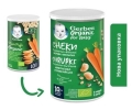 Снеки Gerber Organic пшенично-овсяные с морковью и апельсином, 35 г