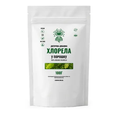 Хлорела Лісовик порошок, 100 г