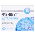 Фенибут таблетки по 250 мг №20 (10х2)