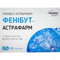 Фенибут таблетки по 250 мг №20 (10х2)