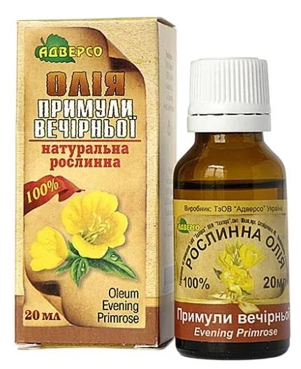 Рослинна олія Адверсо примули вечірньої, 20 мл