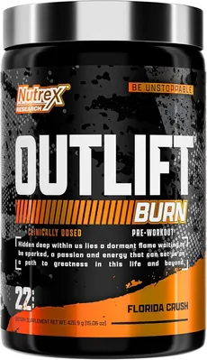 Передтренувальний комплекс Nutrex Research Outlift Burn Florida Crush, 426,9 г