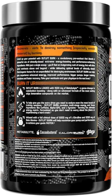 Передтренувальний комплекс Nutrex Research Outlift Burn Florida Crush, 426,9 г