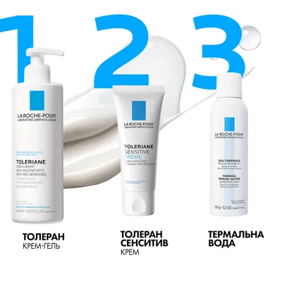 Крем для обличчя La Roche-Posay Toleriane Sensitive пребіотичний зволожуючий для захисту і заспокоєння шкіри,  40 мл