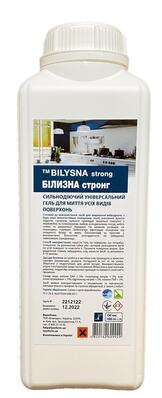 Билызна стронг Bilysna strong сильнодействующий универсальный гель для мытья всех видов поверхностей, 1 л