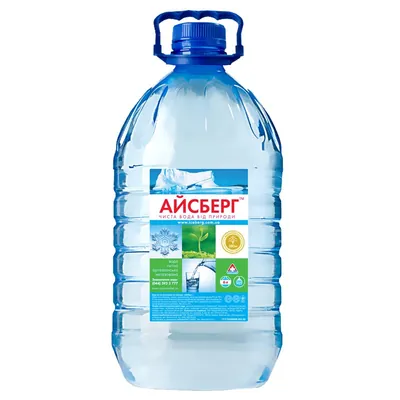 Вода питна Айсберг артезіанська негазована, 6 л