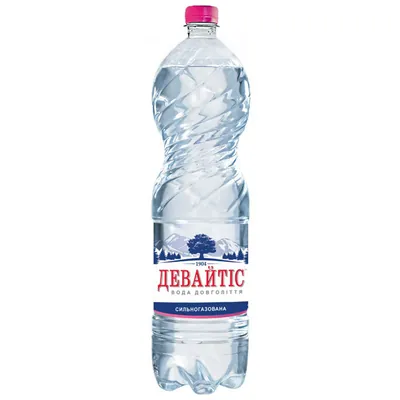 Вода мінеральна Девайтiс сильногазована, 1,5 л