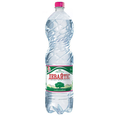 Вода минеральная Девайтис слабогазированная, 1,5 л