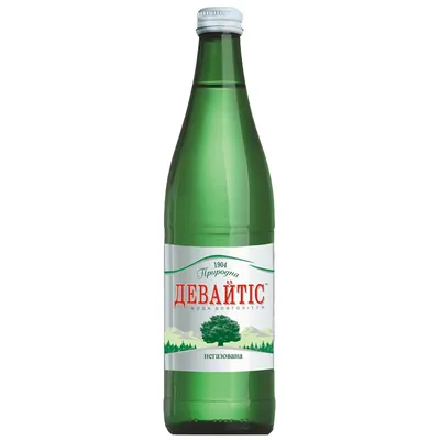 Вода мінеральна Девайтiс негазована, скляна пляшка, 0,5 л