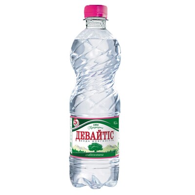 Вода минеральная Девайтис слабогазированная, 0,5 л