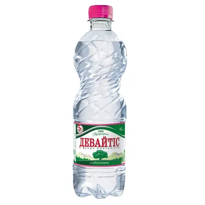 Вода мінеральна Девайтiс слабогазована, 0,5 л
