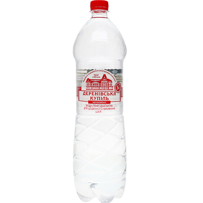 Вода минеральная Деренивская Купель негазированная, 1,5 л
