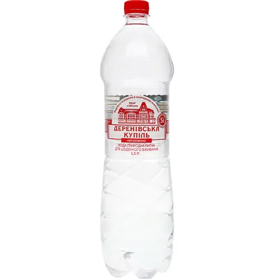 Вода питна Деренівська Купіль негазована, 1,5 л