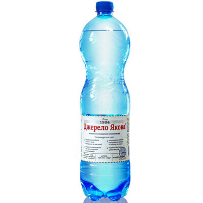 Вода минеральная Джерело Якова слабогазированная, 1,5 л