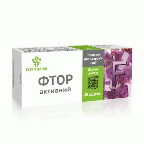 Фтор-активний Elit-Pharm таблетки №80