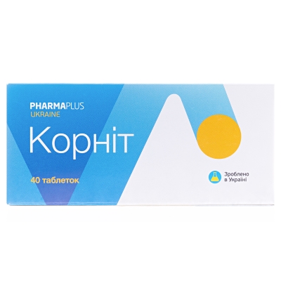 Корніт таблетки по 500 мг №40 (10х4)