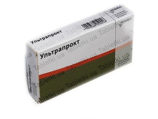 Ультрапрокт супозиторії №10 (5х2)