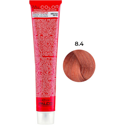 Крем-краска для волос Palco Professional Color № 8.4 блонд светлый медь, 100 мл