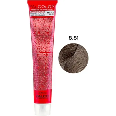 Крем-фарба для волосся Palco Professional Color № 8.81 світло-русявий коричнево-попелястий, 100 мл