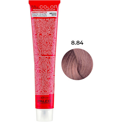 Крем-краска для волос Palco Professional Color № 8.84 блонд светлый коричневый горячий-моккачино 100 мл