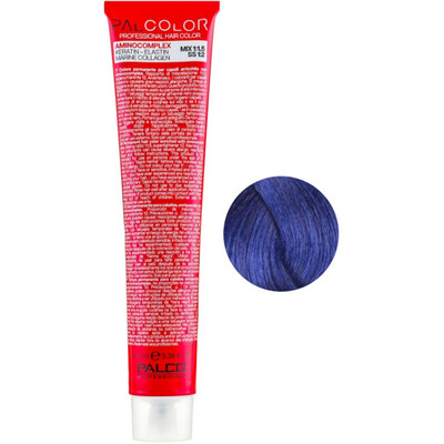 Крем-краска для волос Palco Professional Color синий, 100 мл