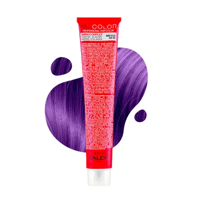 Крем-фарба для волосся Palco Professional Color фіолетовий, 100 мл