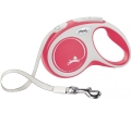 Поводок-рулетка Trixie 213403 Flexi New COMFORT, красная (лента) S 5 м, до 15 кг
