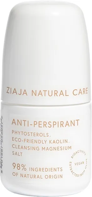 Дезодорант-антиперспірант кульковий Ziaja Natural Care, 60 мл