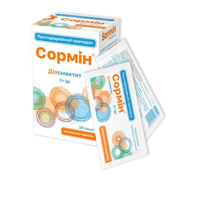 Сормин порошок д/ор. сусп. 3 г по 3.72 г №10 в саше