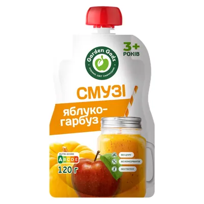 Смузі Garden Gadz Яблуко-гарбуз, 120 г