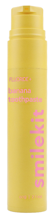 Зубна паста SmileKit Fluoride+ з фторидом та смаком банана, 60 г