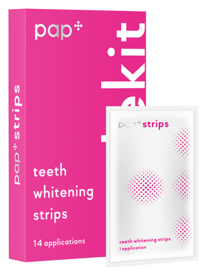 Полоски для зубов SmileKit PAP+ отбеливающие, 28 штук (14 пар)