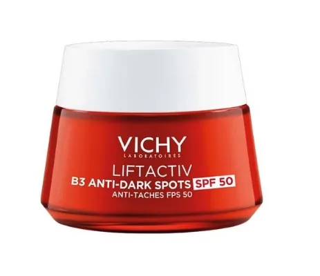Крем-догляд для обличчя Vichy Liftactiv Pigment Specialist B3 SPF50 антивіковий для корекції пігментних плям та зморшок, 50 мл