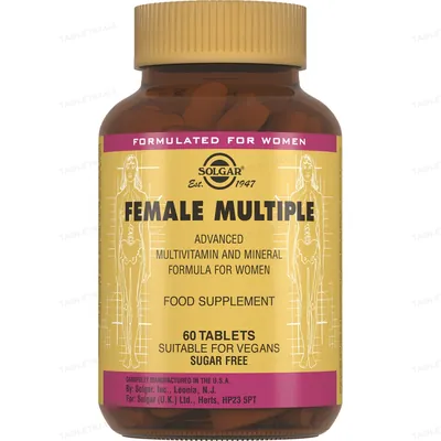 Комплекс вітамінів для жінок Solgar Female Multiple таблетки №60