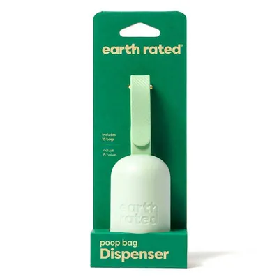 Диспенсер Earth Rated для гігієнічних пакетів без аромату, з рулоном пакетів