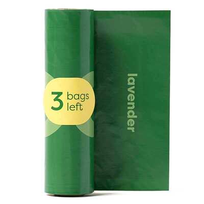 Пакеты Earth Rated Poop Bags Lavender для уборки за собакой с ароматом лаванды, 120 штук