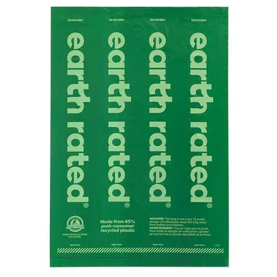 Пакети Earth Rated Poop Bags Lavender для прибирання за собакою з ароматом лаванди, 315 штук