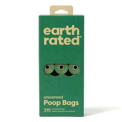 Пакеты Earth Rated Poop Bags для уборки за собакой без аромата, 315 штук
