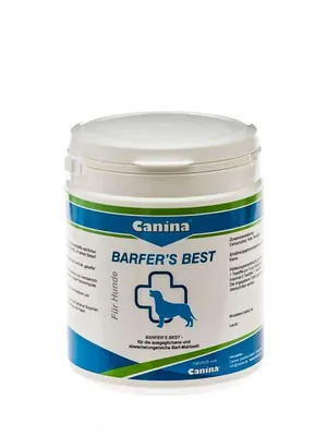 Вітамінно-мінеральний комплекс Canina Barfers Best для собак при годуванні натуральним кормом, 180 г
