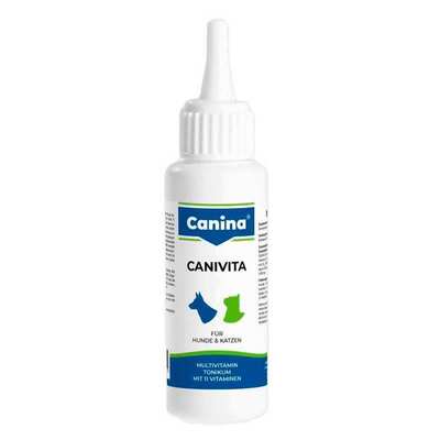 Мультивитаминный тоник Canina Canivita для собак, кошек, грызунов и птиц, 100 мл