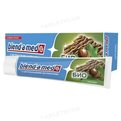 Зубна паста Blend-a-med Біо Фтор Кора дуба, 100 мл