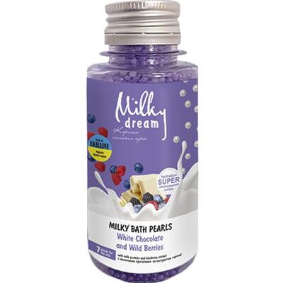 Бисер для ванн Milky Dream белый шоколад и лесные ягоды, 80 г