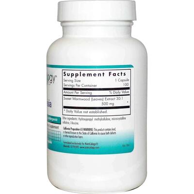 Артемизин Nutricology Artemisia, 100 капсул